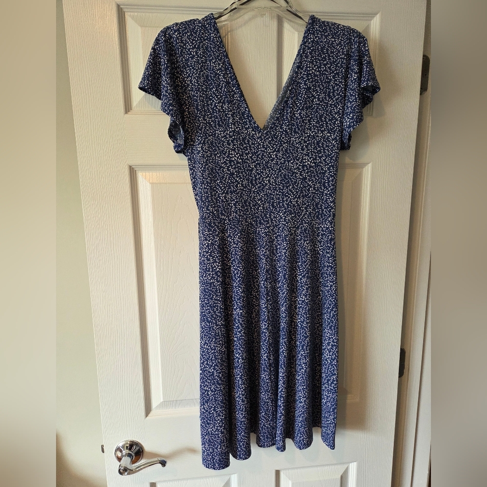 Kaileigh Navy Floral Mini Dress‎ - Picture 4 of 4